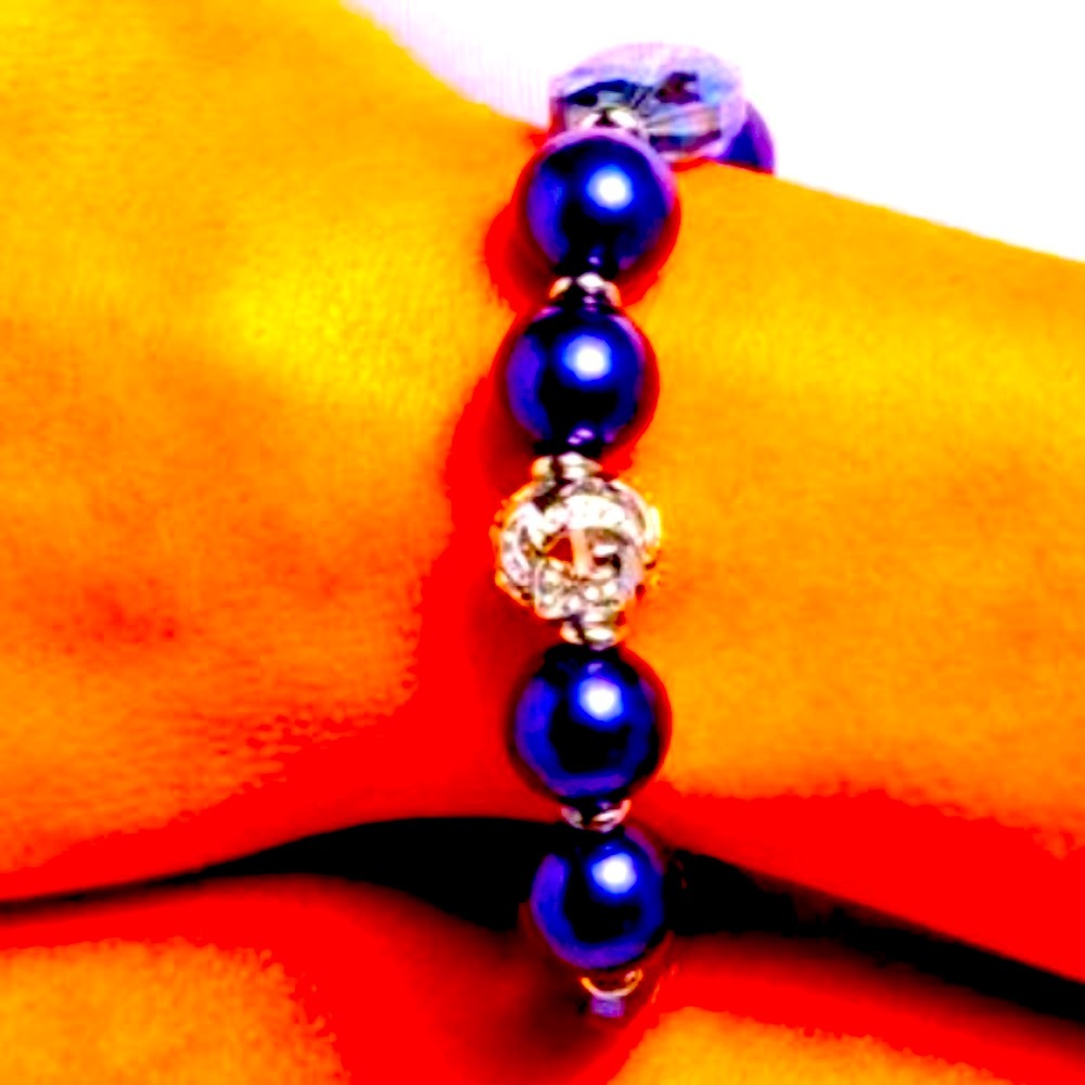 🔵🩶🔵 “ORNAMENTAL OUTFIT” BLUE BRACELET ~ PAPARAZZI❗️🔵🩶🔵 - Picture 2 of 4